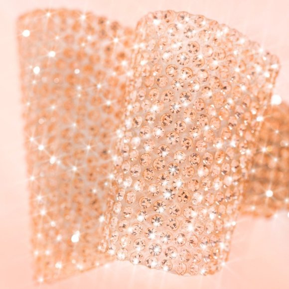 NEW🔥 Nude Thong Open Toe Diamante Rhinestone Bow Jelly Slide Sandal Flip Flops - Picture 6 of 9